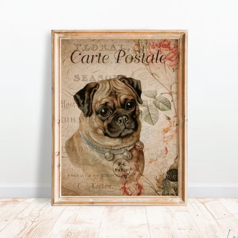 Timeless Charm Vintage Dog Themed Postcards a Perfect Gift Idea for Dog Lovers
