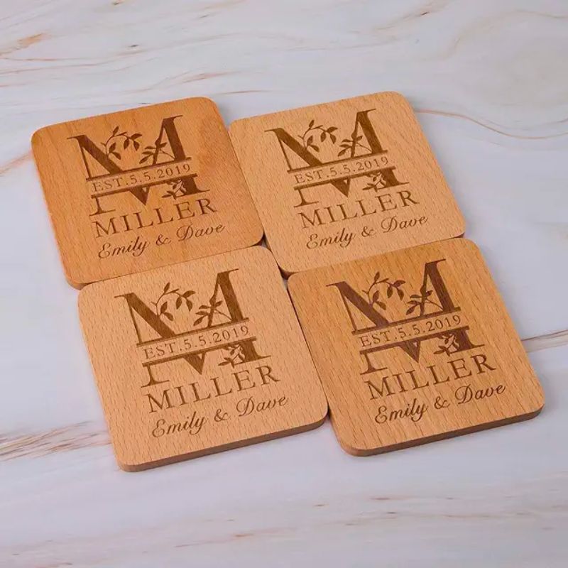 Customized Wooden Coasters
