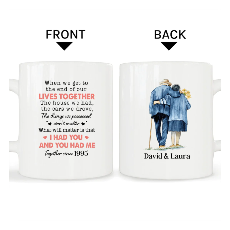 2. Forever Together: Personalized Anniversary Mug – A Thoughtful and Unique Gift Idea