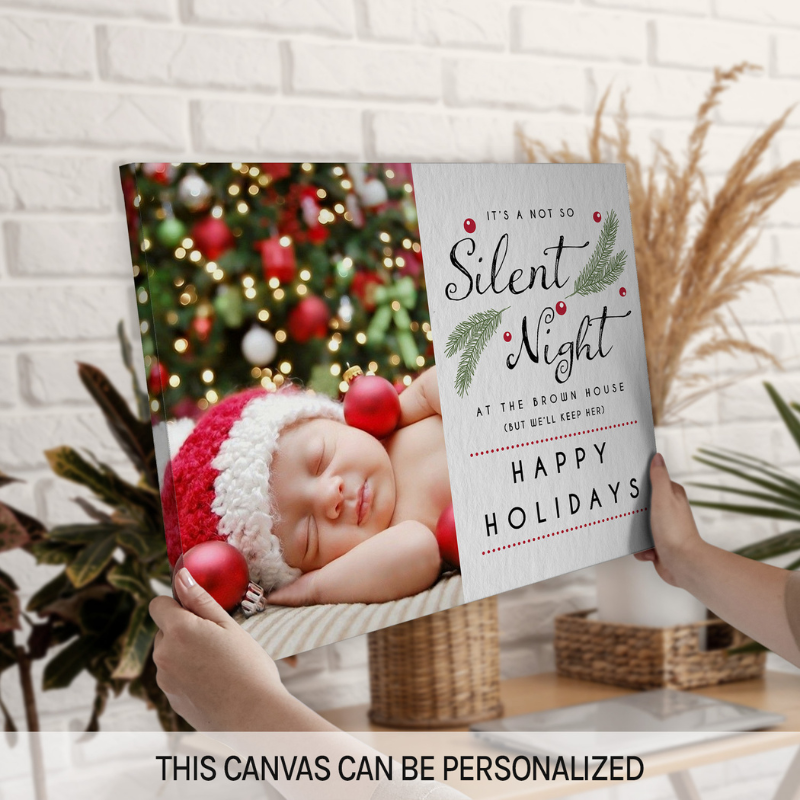 Custom Canvas Print For Infant Christmas Gifts