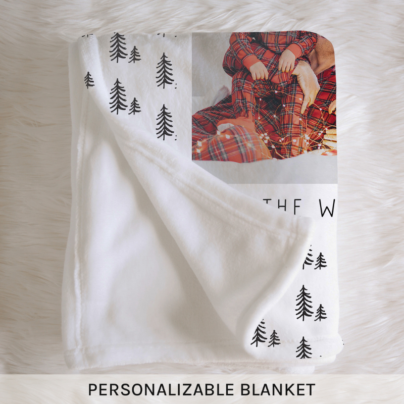 Custom Blanket “Merriest Christmas”