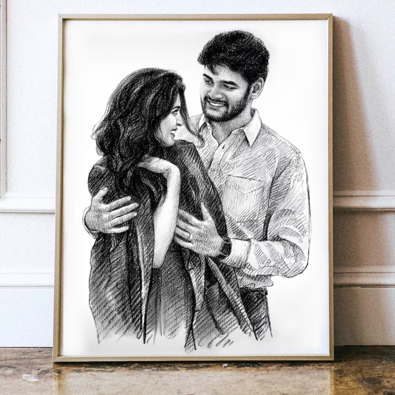 Custom Couple Portrait Painting