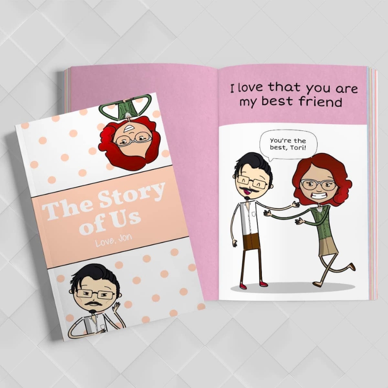 Create a Love Story with Personalized Love Story Book and Couple Ornaments