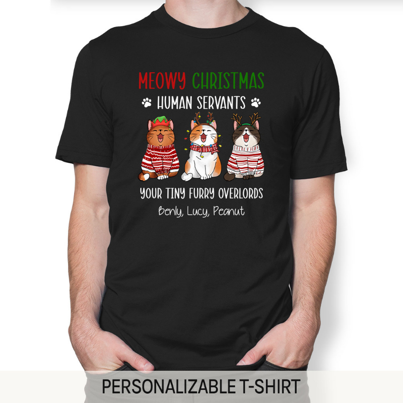 Custom Tshirt “Meowy Christmas”