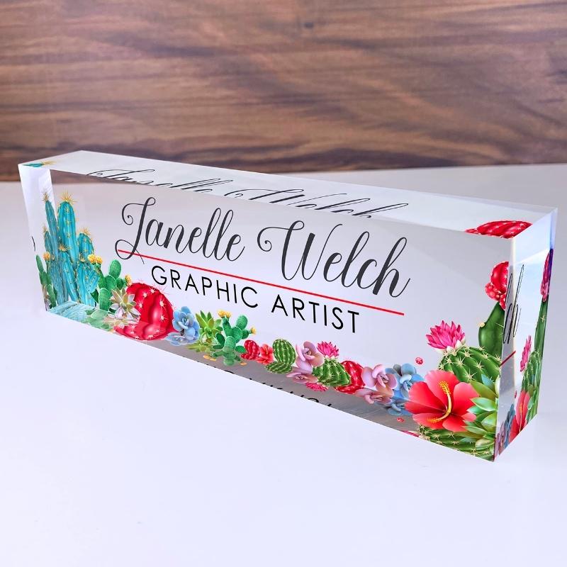 Personalized Artist's Nameplate