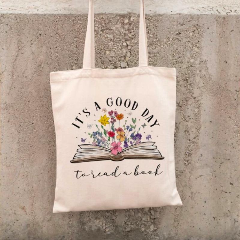 Personalized Book Lover's Tote Bag