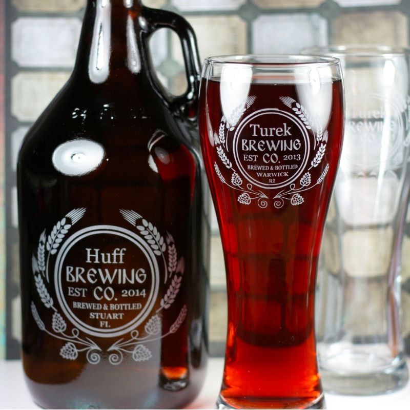 Personalized Brewing Co. Glassware Set