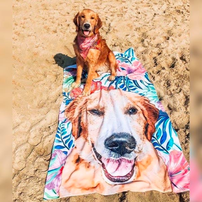 Personalized Dog Swim Towel