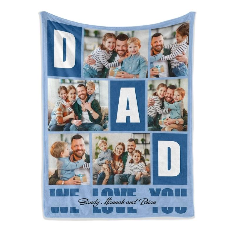 Personalized Family Photo Blanket