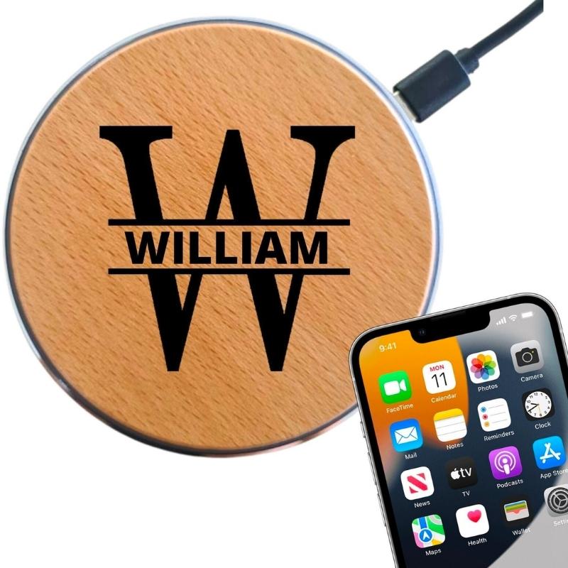 Personalized Wireless Phone Charger
