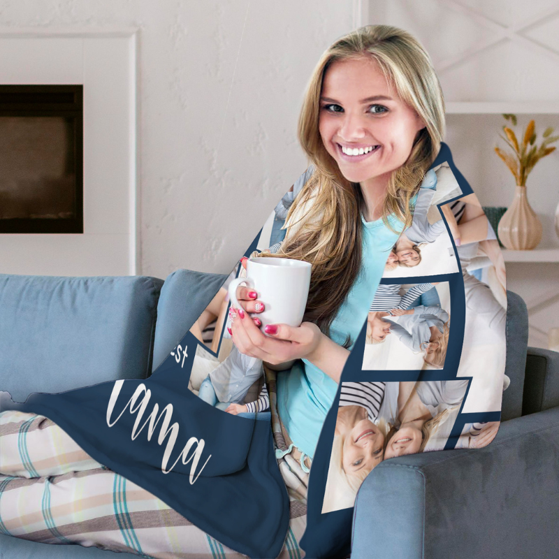 Custom Blanket Christmas Gift Ideas for Mom