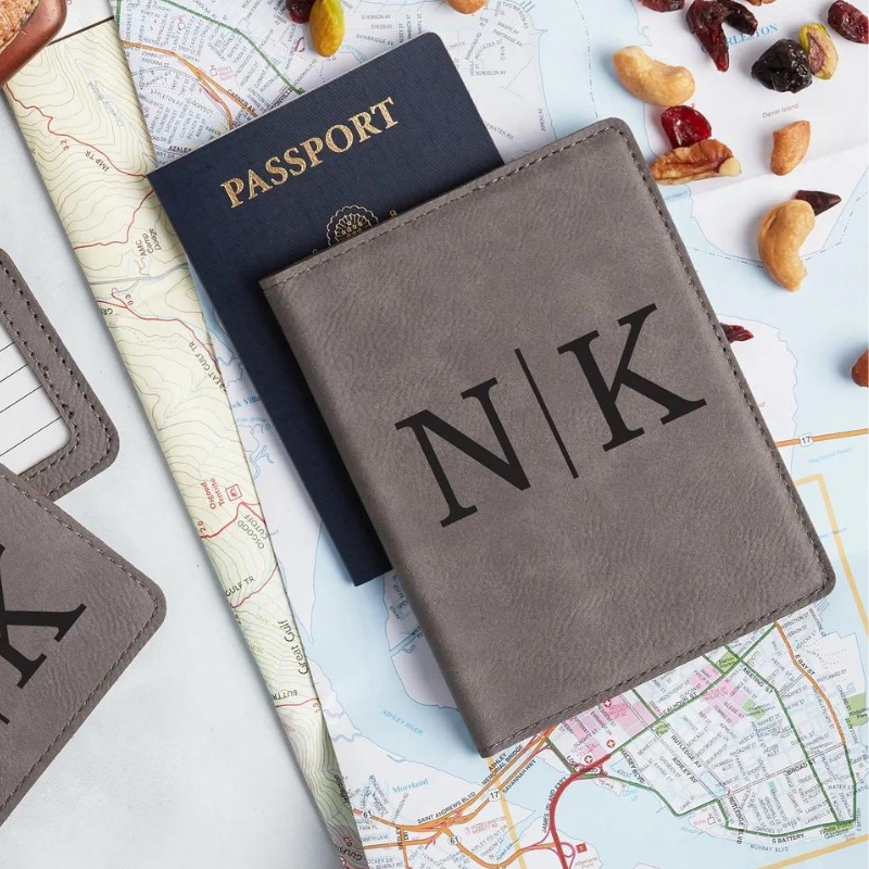 Travel in Style with a Personalized Passport Holder for Christmas Gifts for Mom