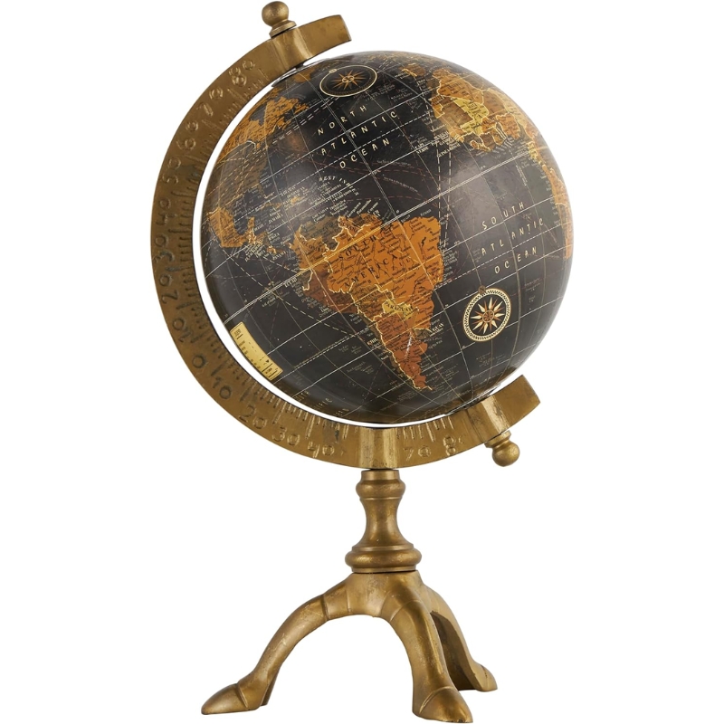 Antique Globe with Hidden Compartment