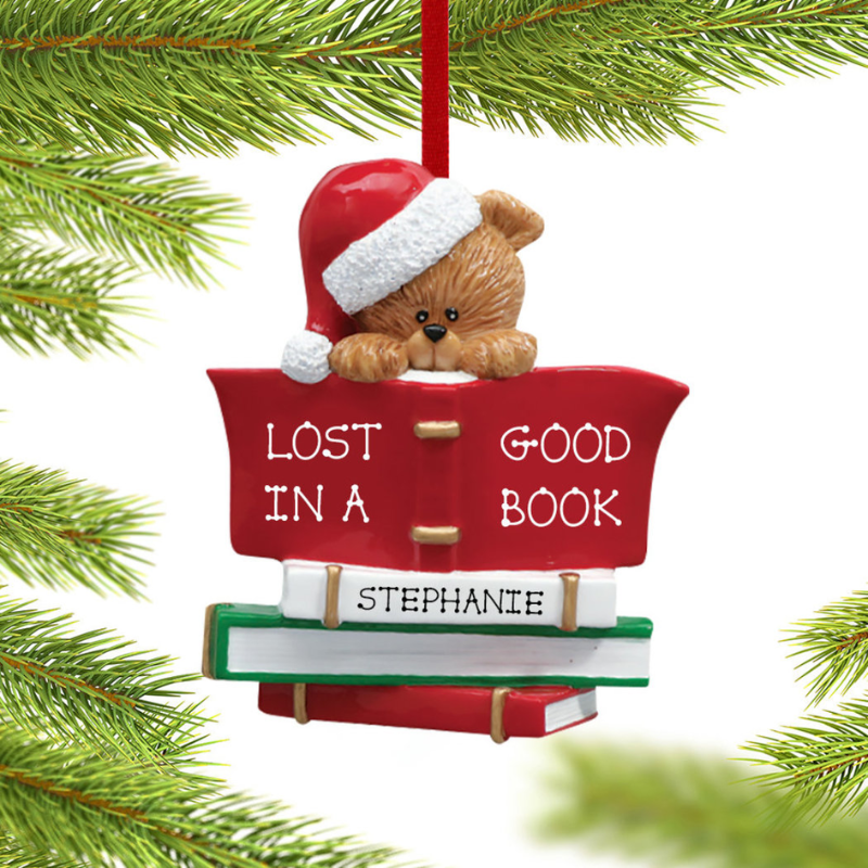 Reading Nook Christmas Ornament