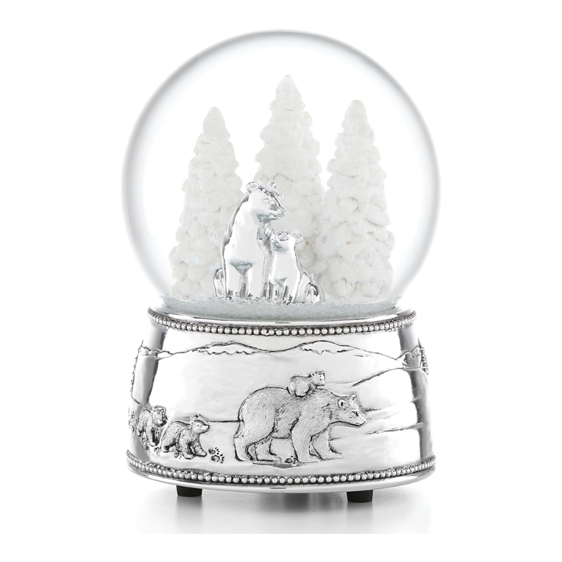 Sparkling Snow Globe Ornaments