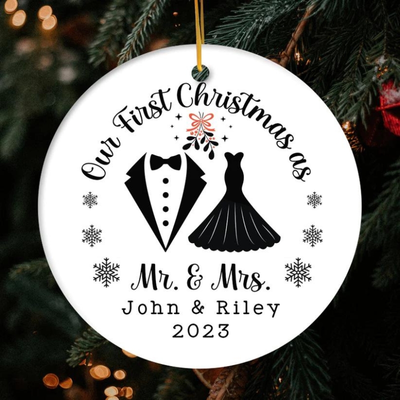 Our First Christmas as Mr. Mrs