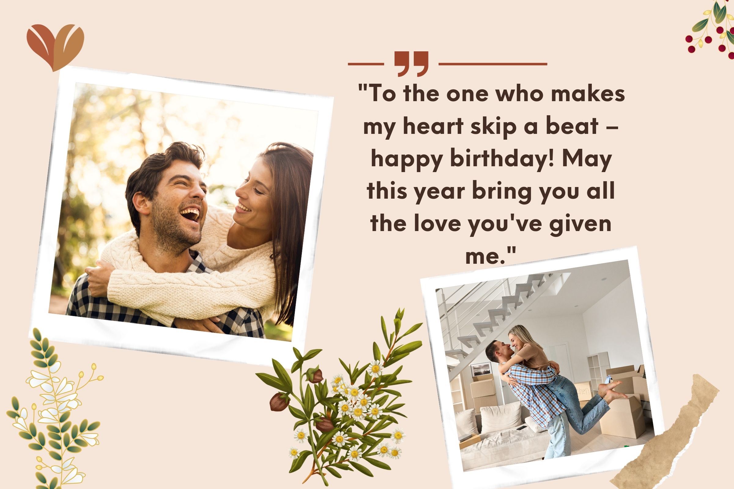 More than just a birthday, it's a symphony of love expressed in sweet messages