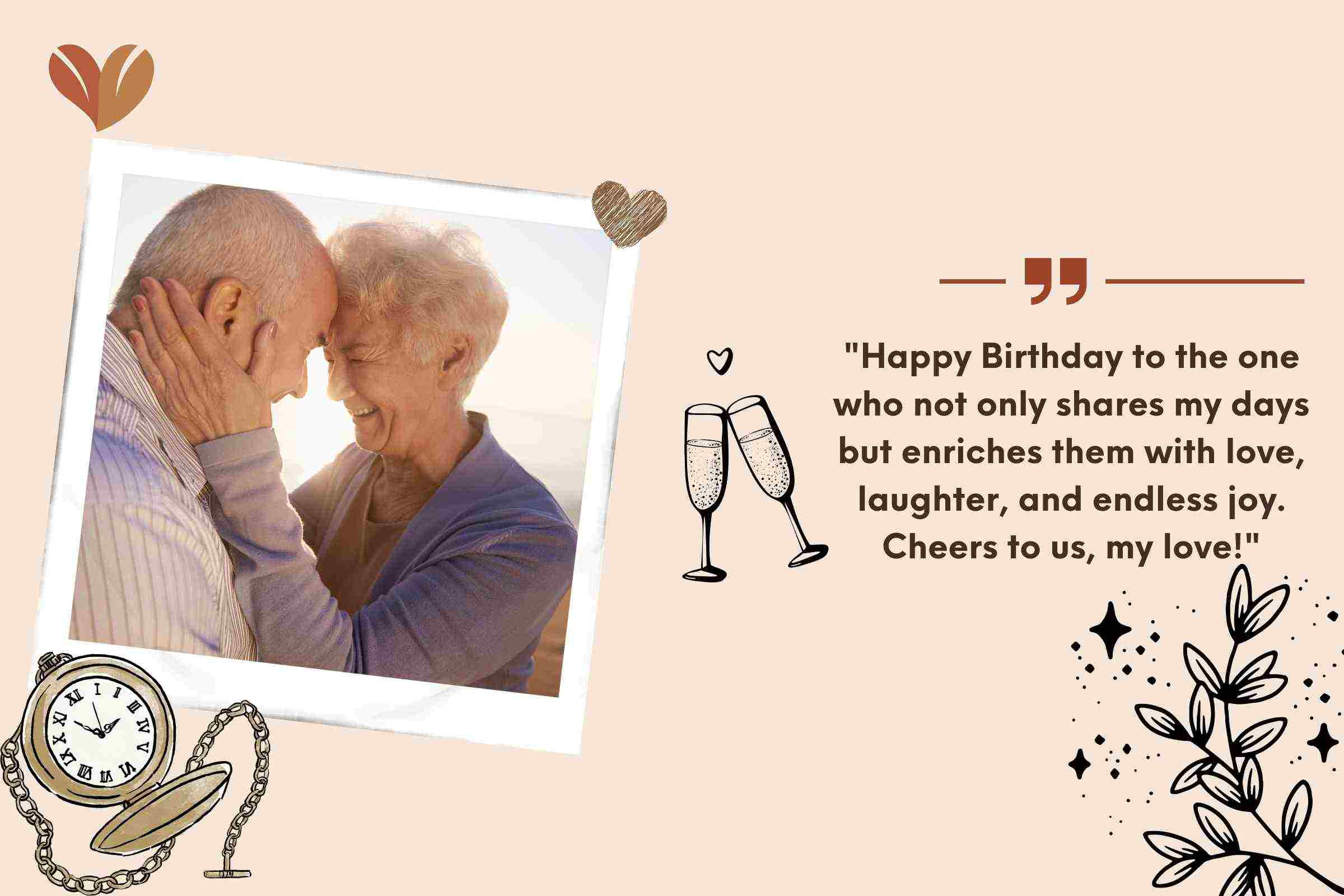 Capturing the essence of our love in every birthday quote. Here's to another year of joy and shared dreams!