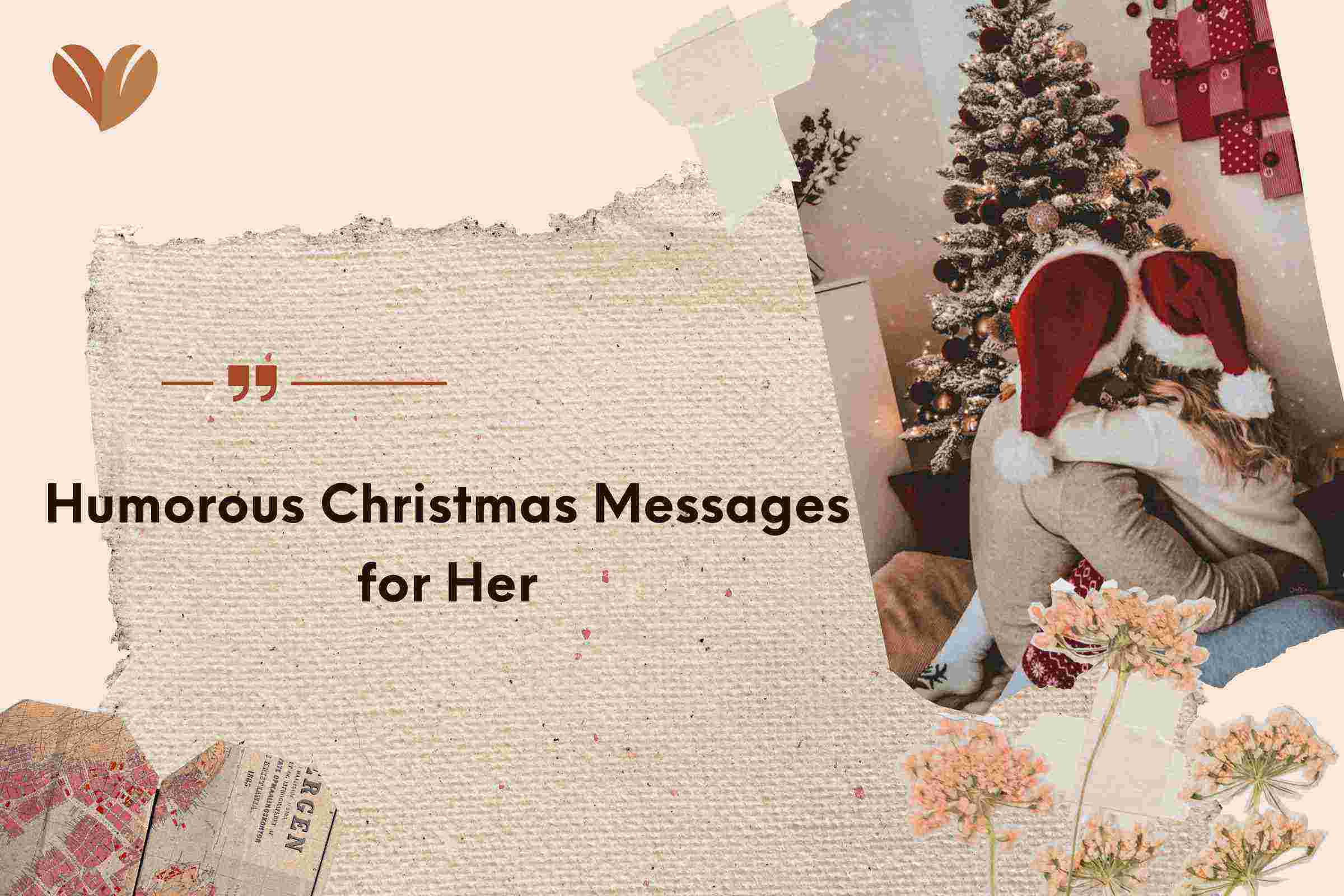 Humorous Christmas Messages for Her