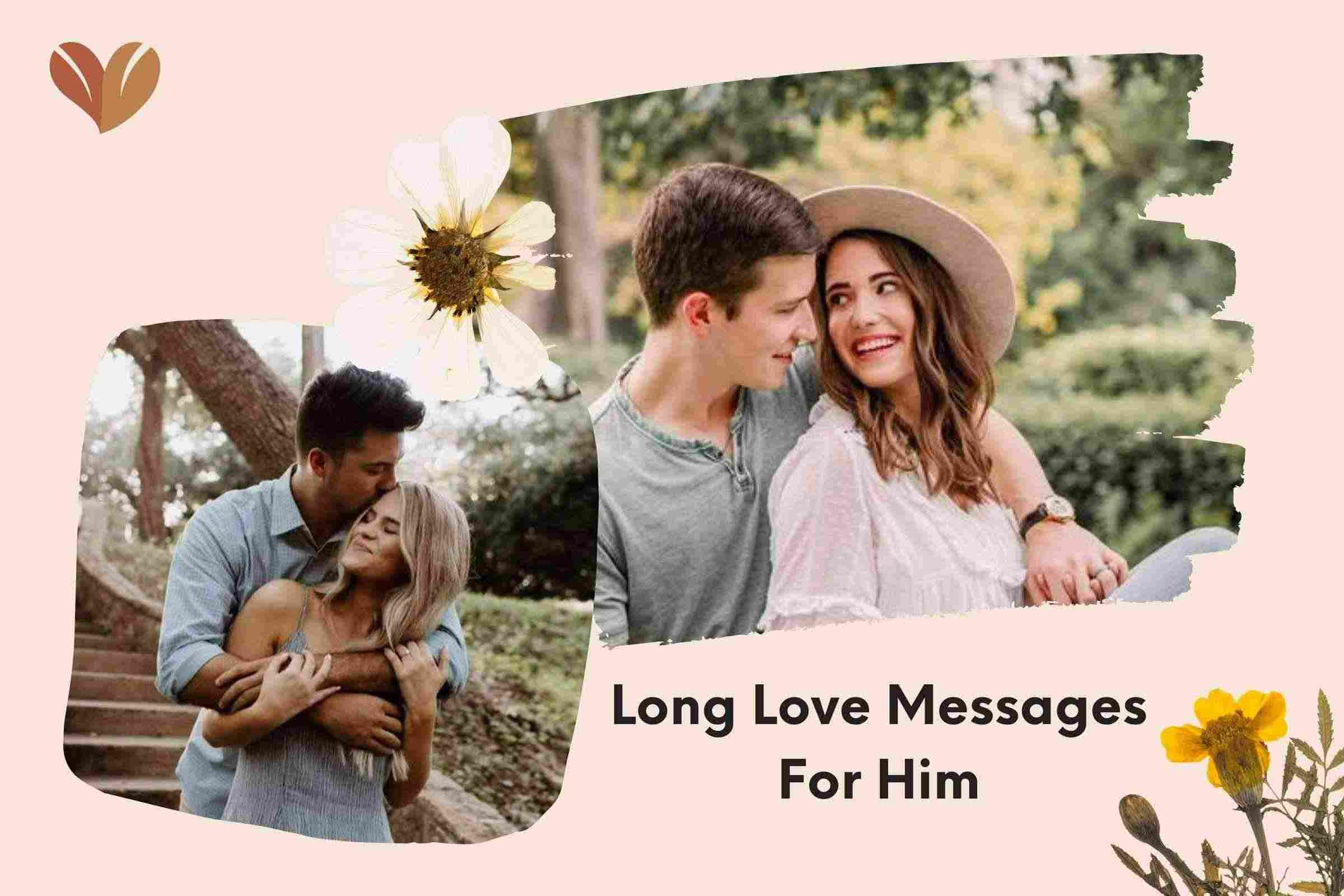 Long Love Messages For Him