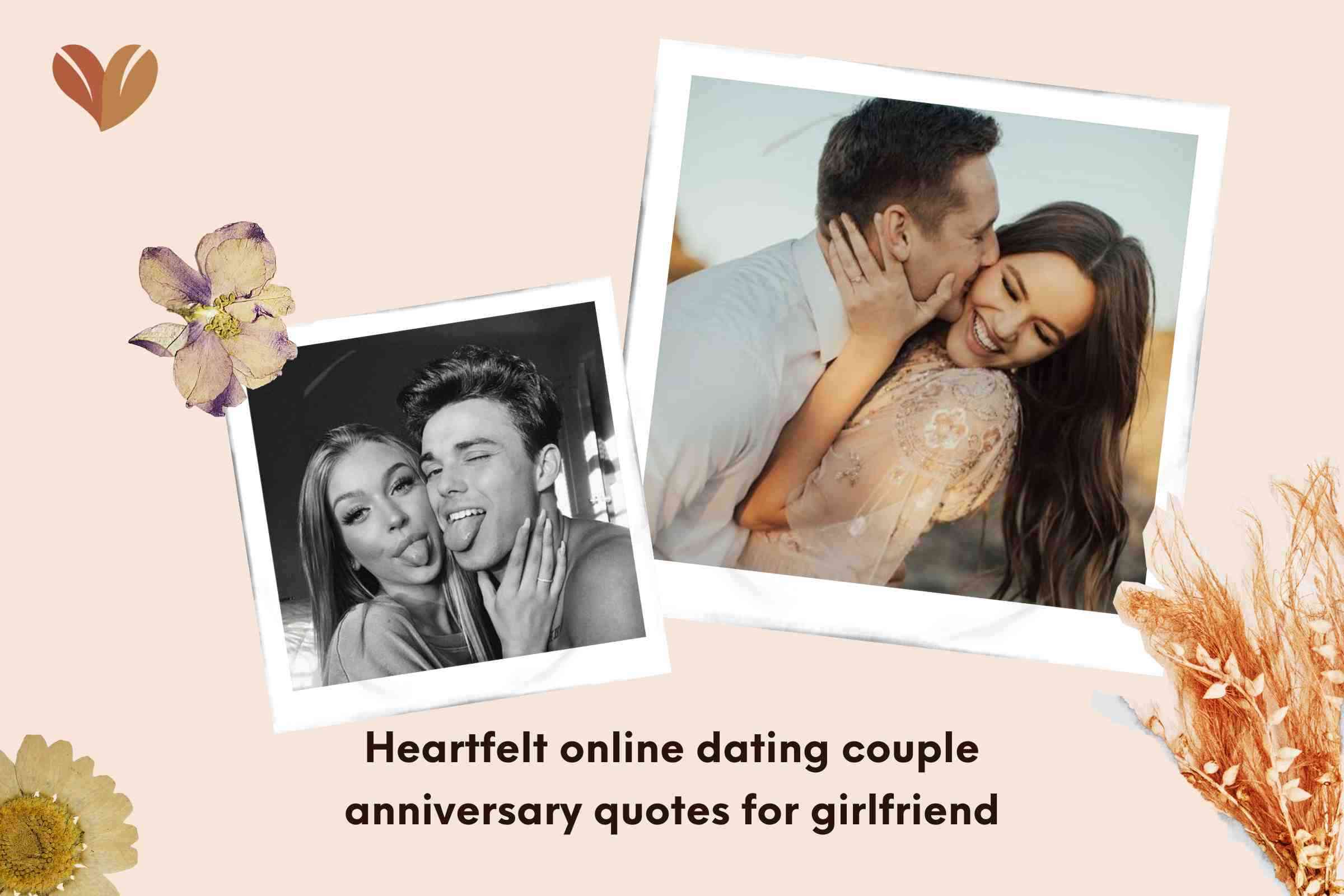 Heartfelt online dating couple anniversary quotes for girlfriend