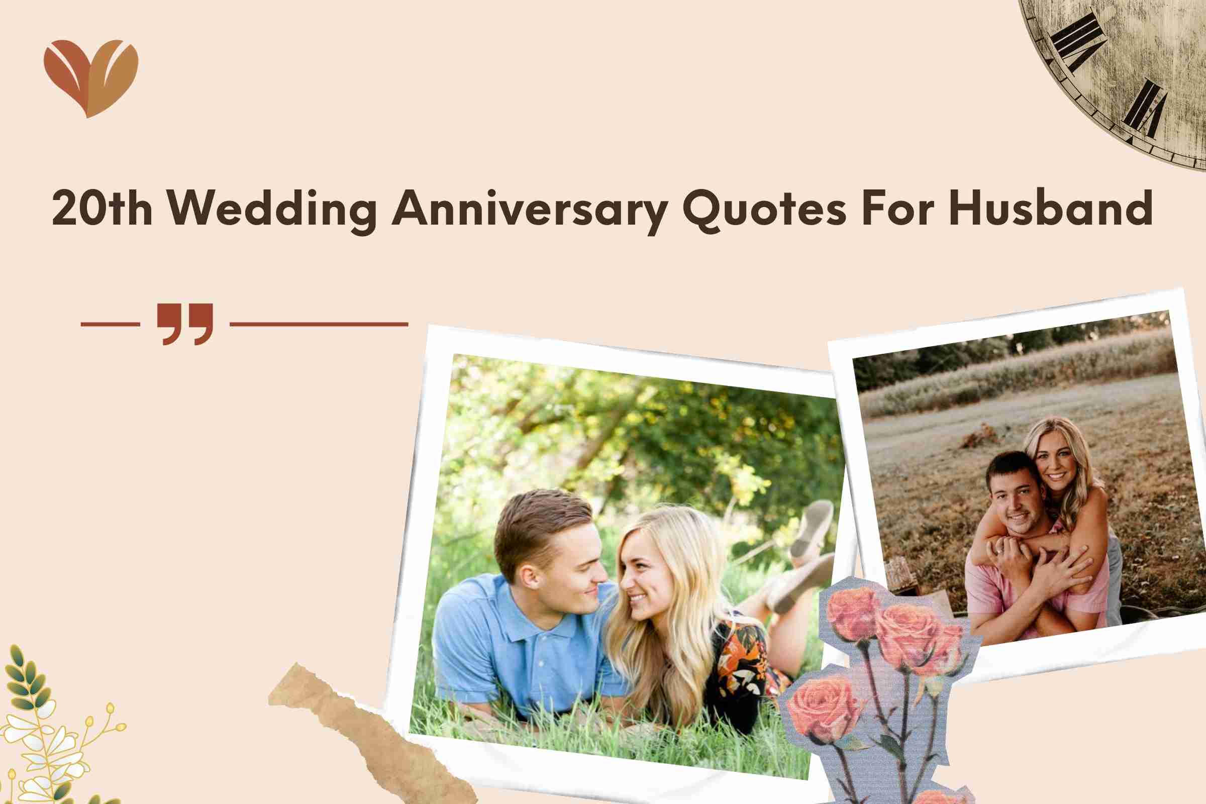 20th Wedding Anniversary Quotes For Husband