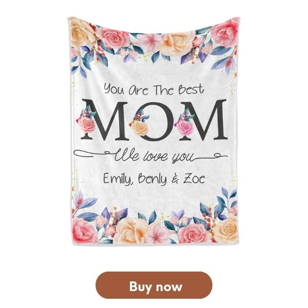 Personalized Mother's Day Blanket