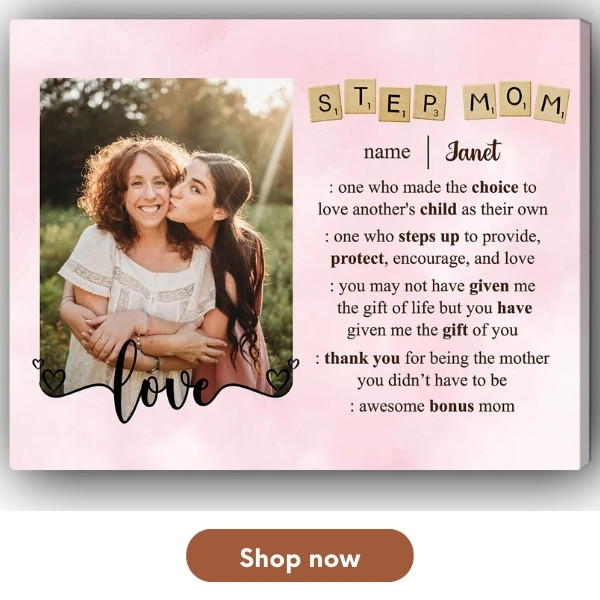 Personalized Mother's Day Custom Canvas Print 