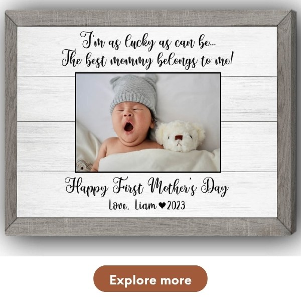 Personalized Mother’s Day Custom Photo Canvas Print