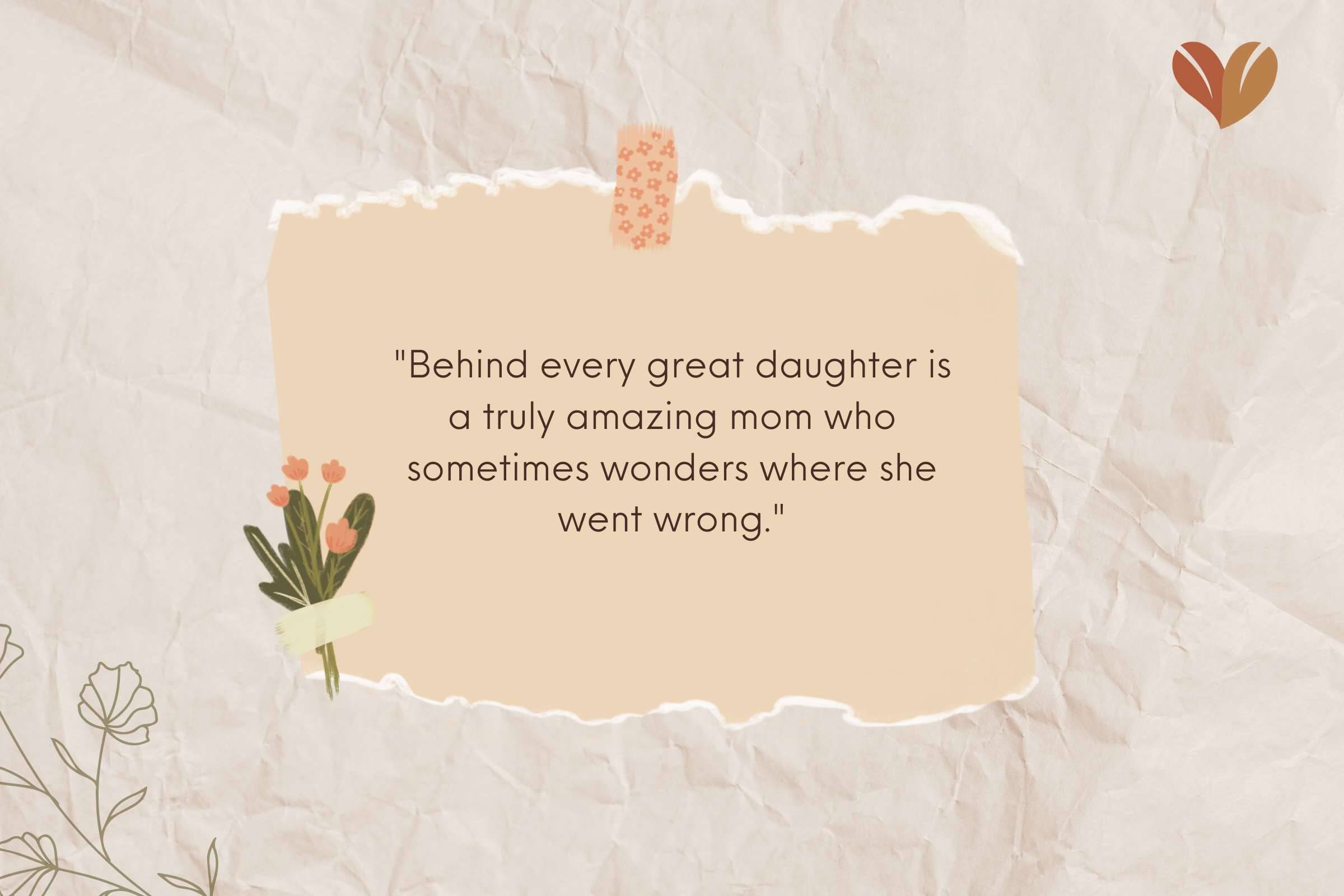 Proud Daughter Quotes from Mother