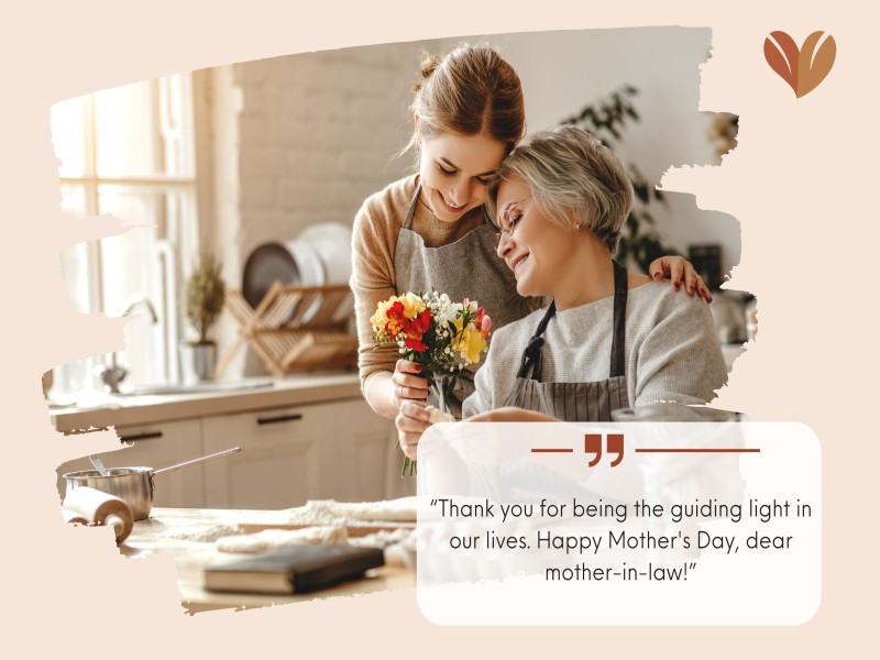 Messages For Mother-in-law on Mother's Day with Express Gratitude