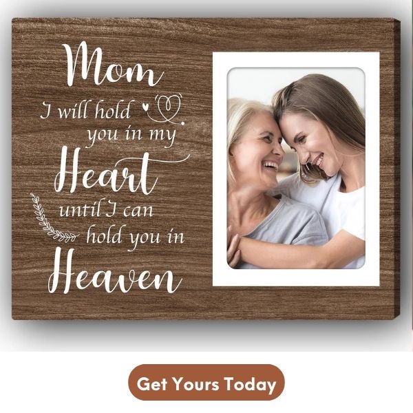 Personalized Memorial gift For Loss Of Mother - Custom Canvas Print - MyMindfulGifts