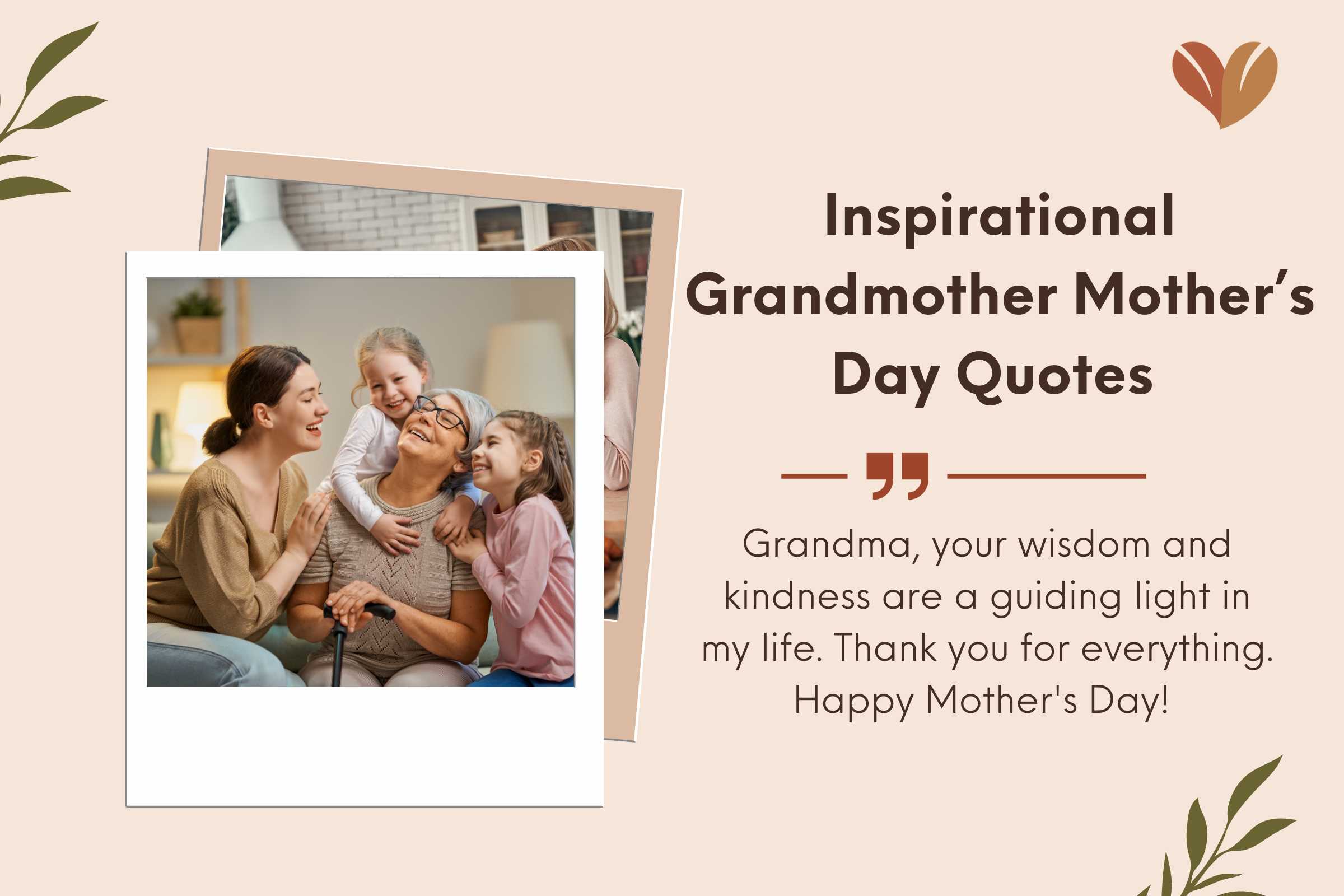 Inspirational Grandmother Mother's Day Quotes 