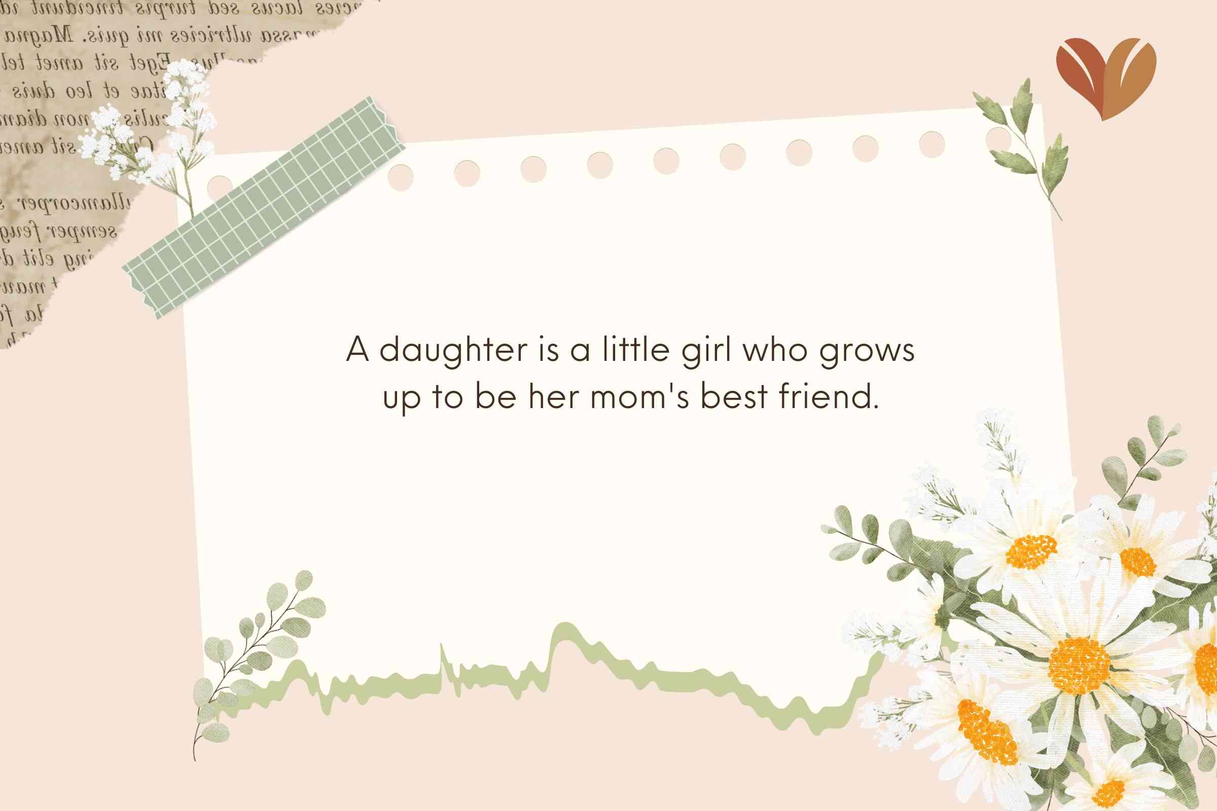Cute Mother-Daughter Quotes For Instagram