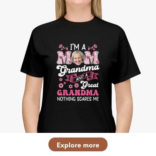 Mother's Day gift for great grandma – Custom t-shirt – MyMindfulGifts