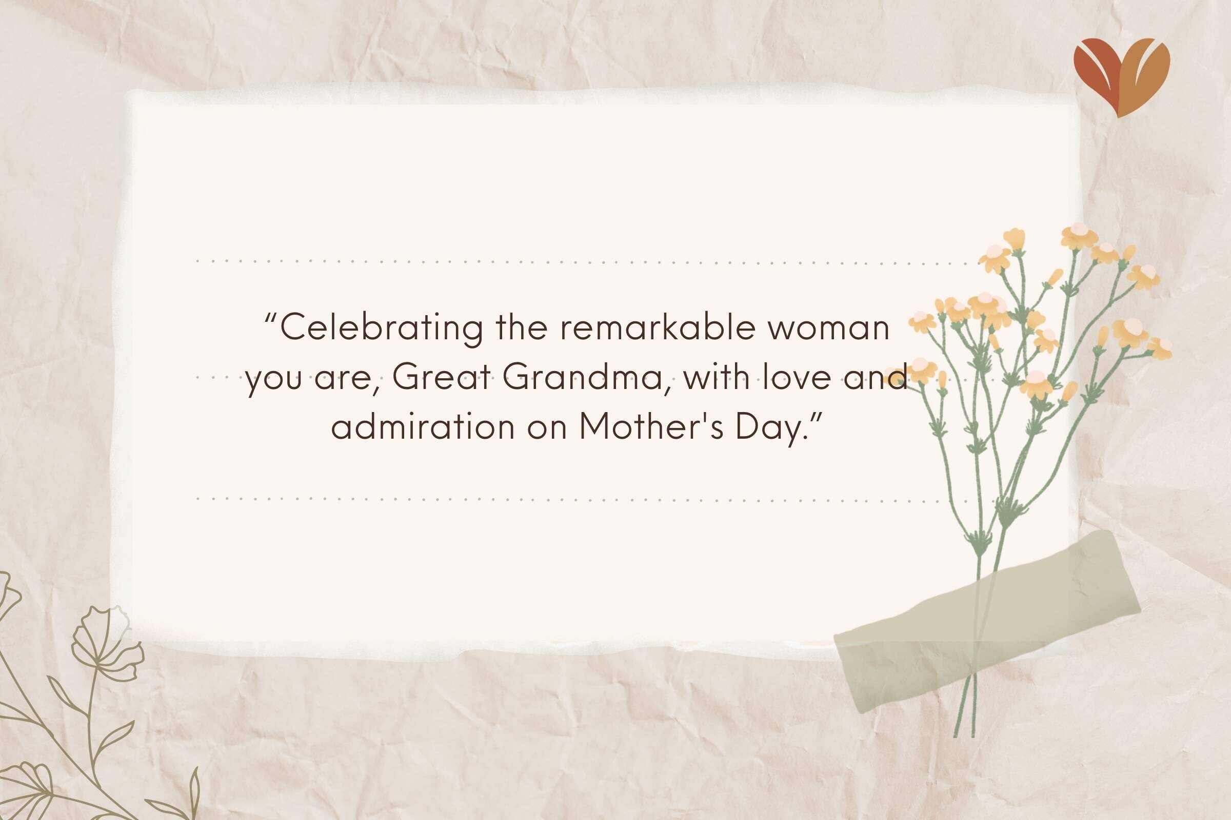 Honoring Mother's Day for Elder Nana with Unique Quotes