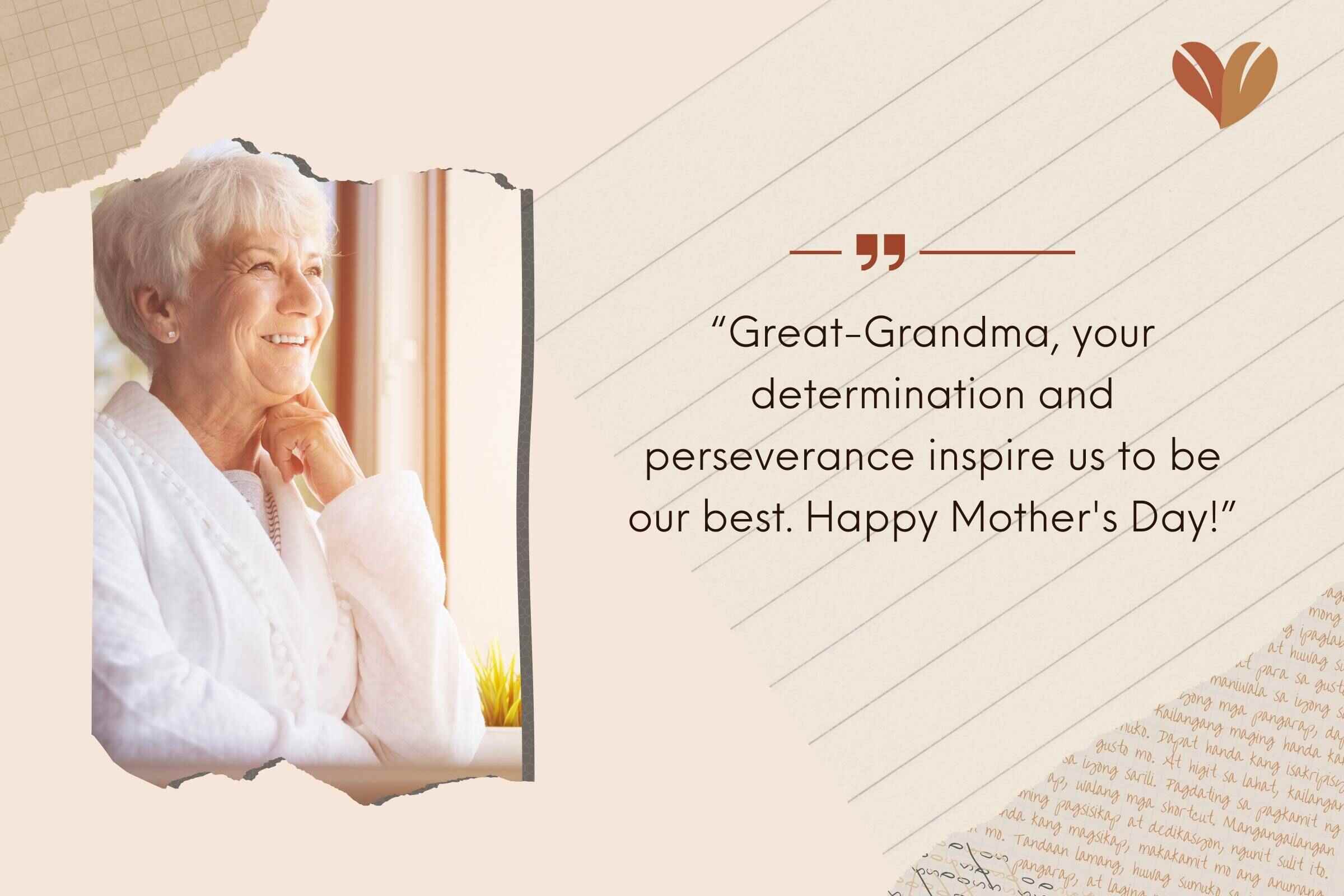 Mother's Day for Elder Nana with Celebrating Strength with Powerful Quotes