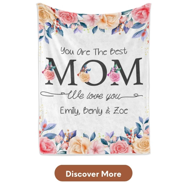 Personalized Mother's Day For Mom - Custom Blanket