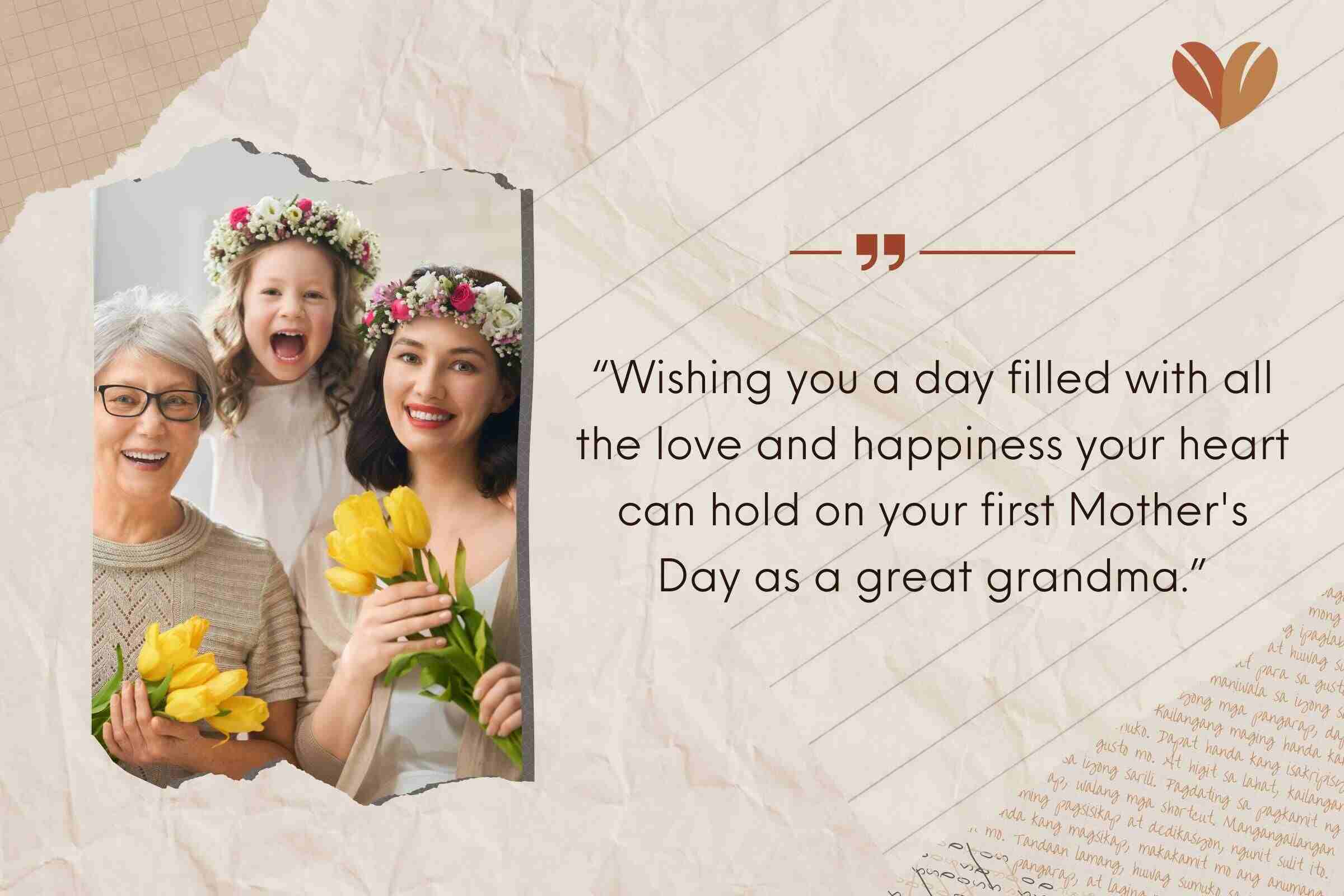 Sweet Mother's Day Quotes for Great Grandmothers