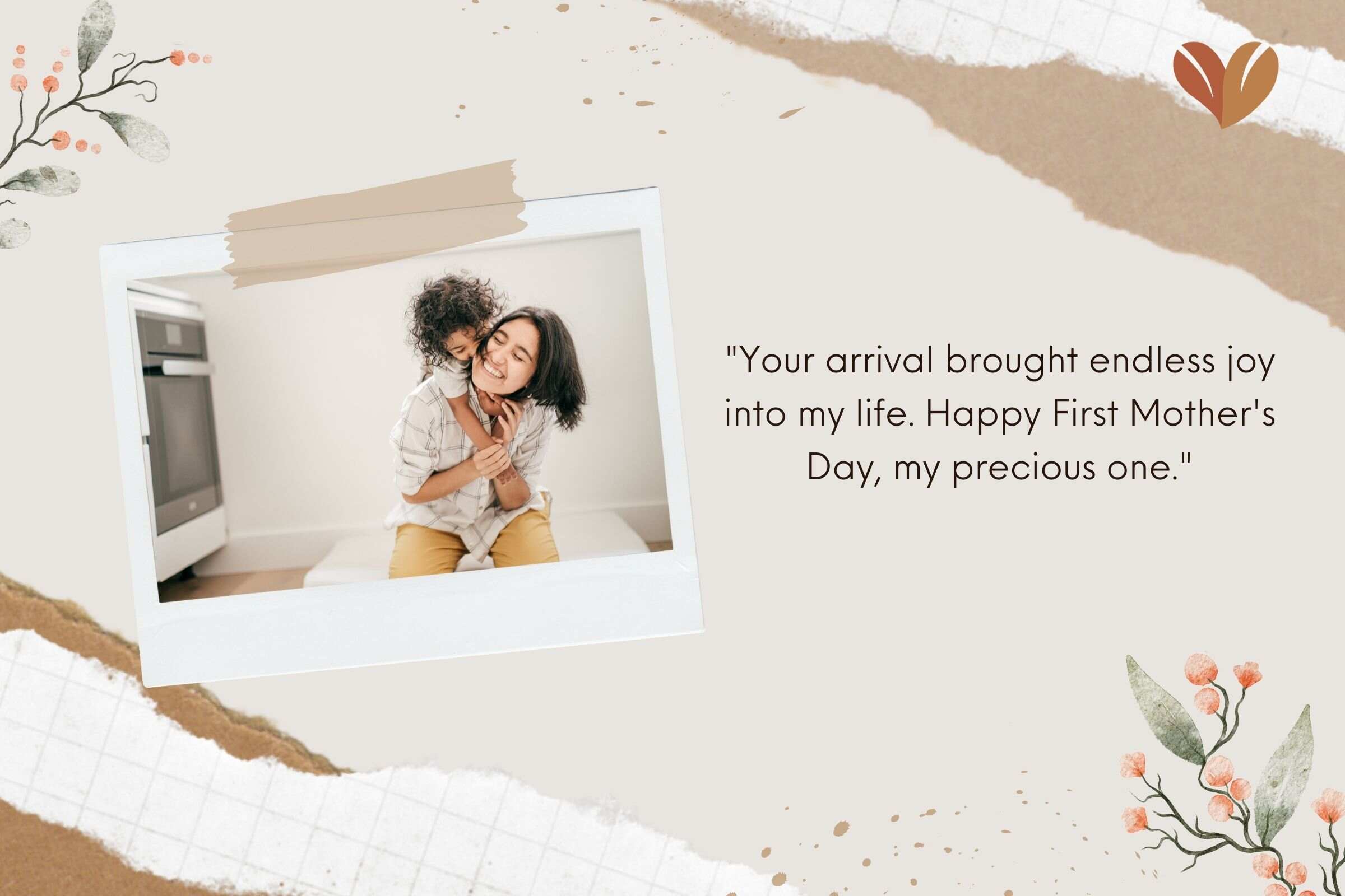 Sentimental First Mother's Day Messages for new mom