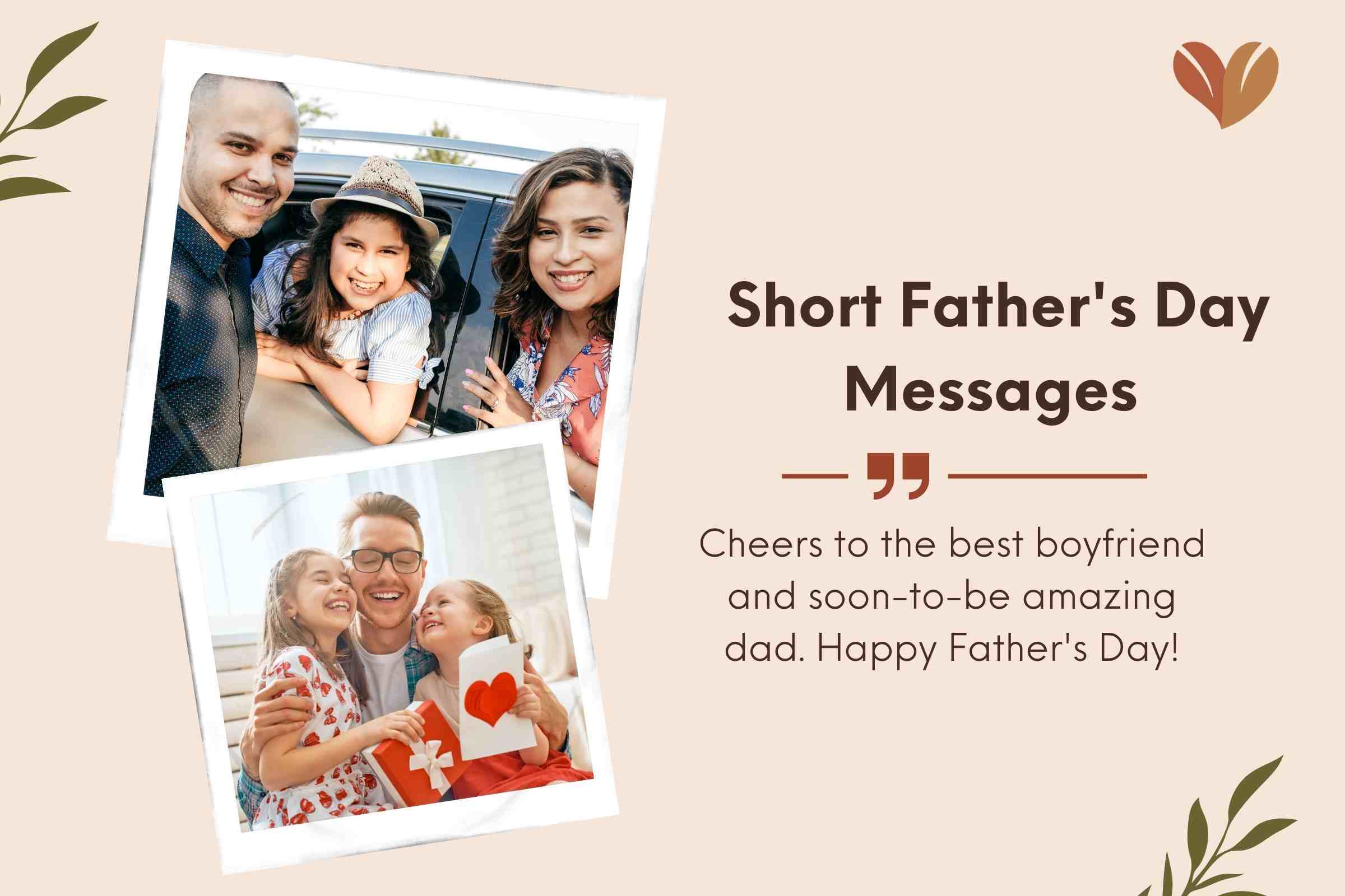 Short Best Father's Day Quotes For Boyfriend 