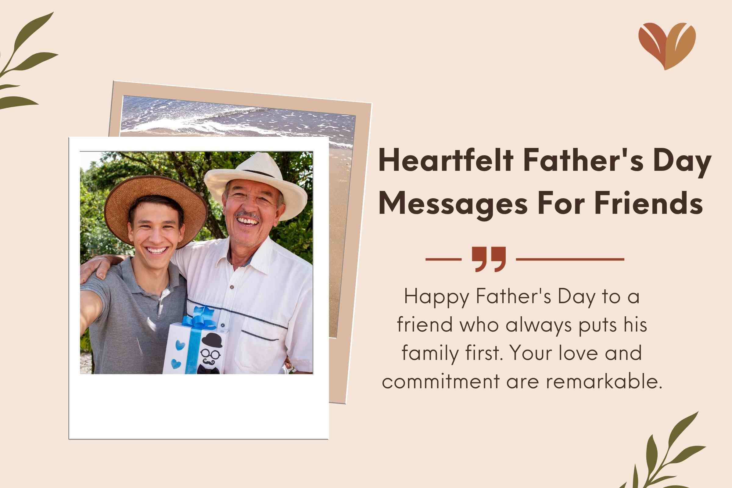 Heartfelt Father's Day Messages For Friends