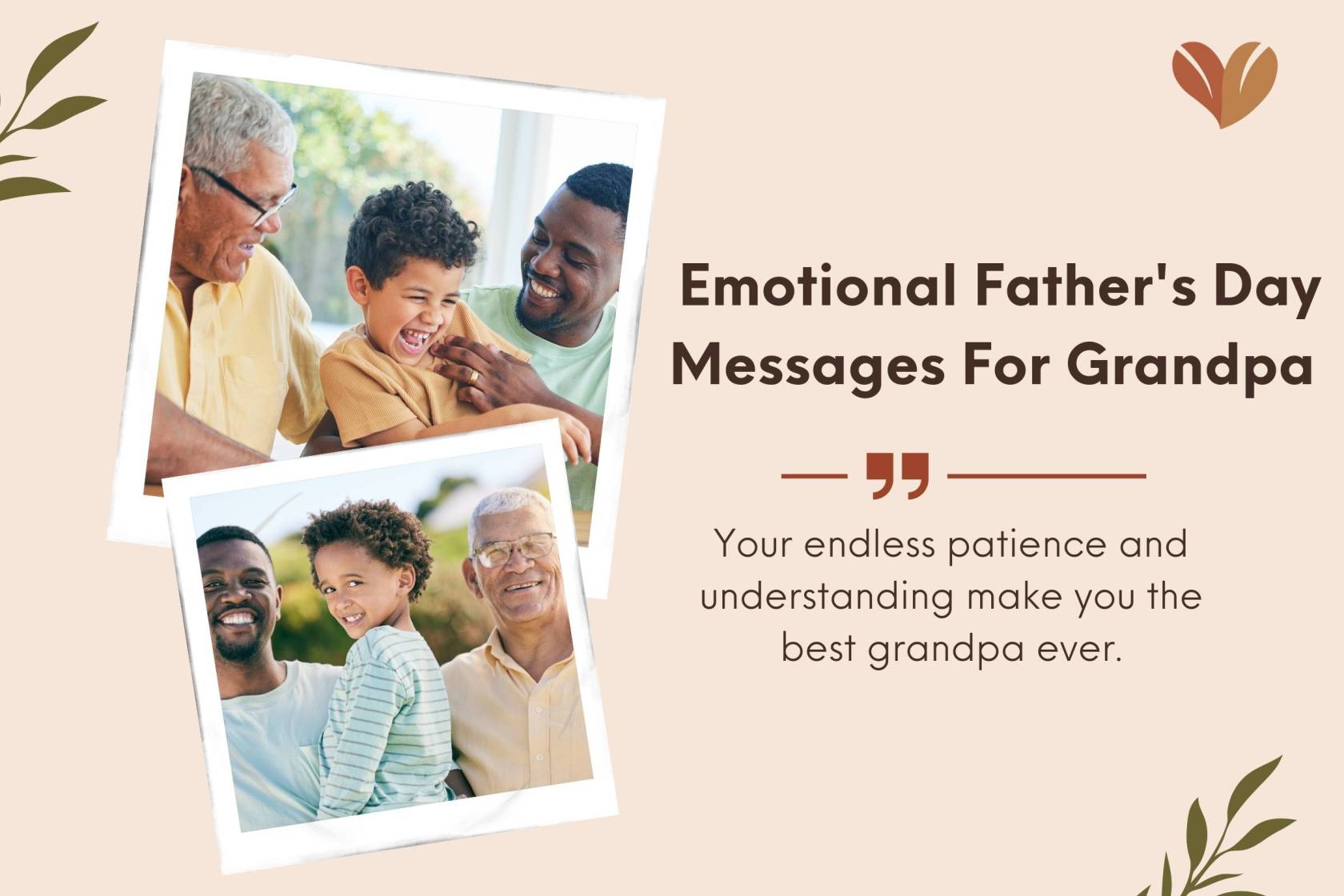Emotional Father's Day Messages For Grandpa