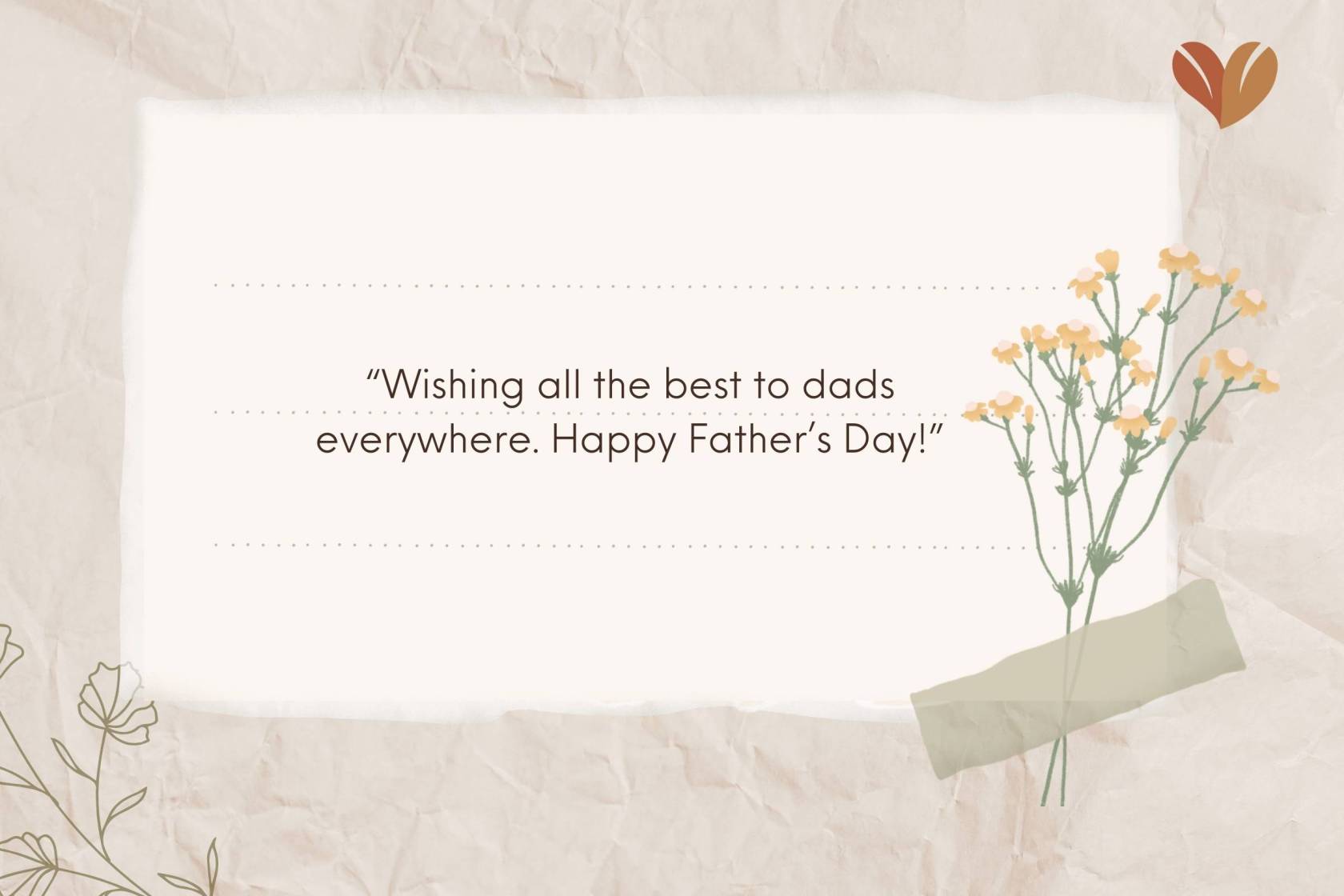 Short Father's Day Quotes To All Dads