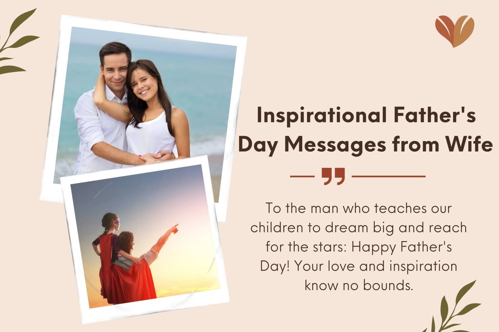Inspirational Father's Day Messages from Wife