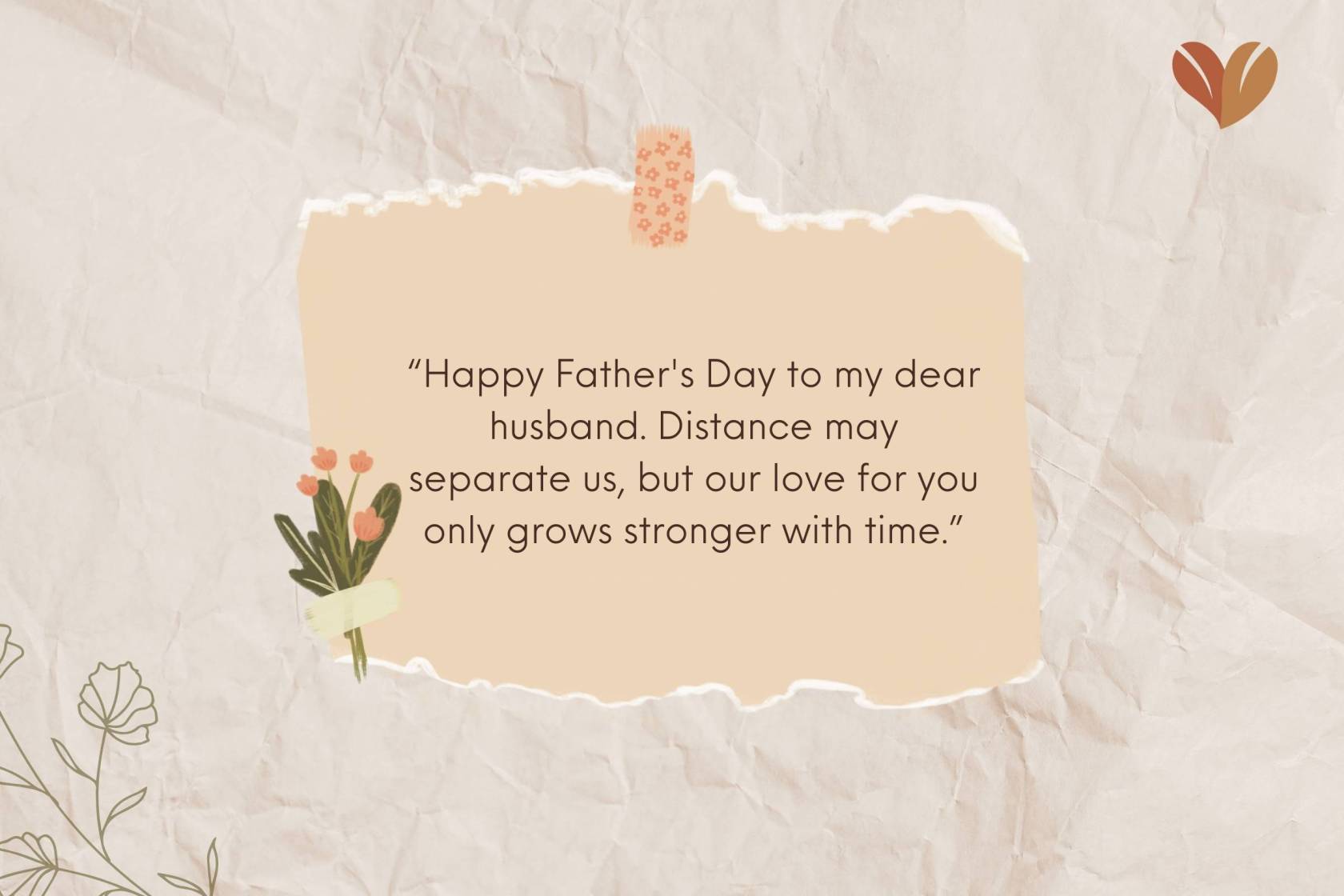 Happy Father's Day Message to a Long Distance Husband