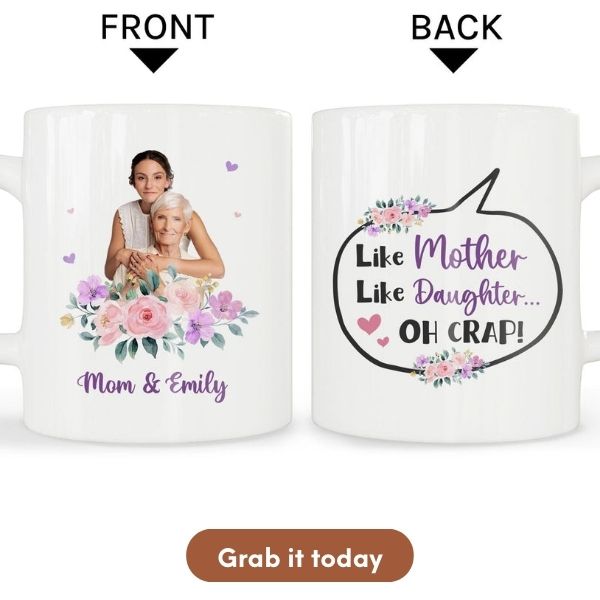 Personalized gift For Mom From Daughter - Custom Mug