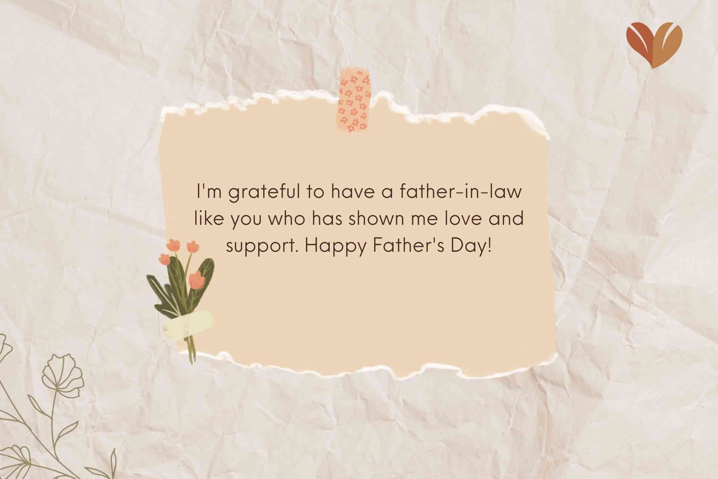 Grateful Gestures: Expressive Father's Day Quotes for Your Father-In-Law