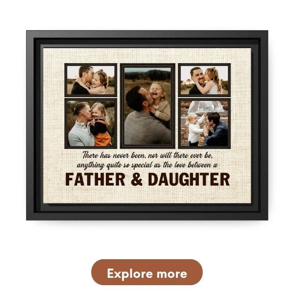 Personalized Father's day Gifts For Dad - Custom Canvas From MyMindfulGifts
