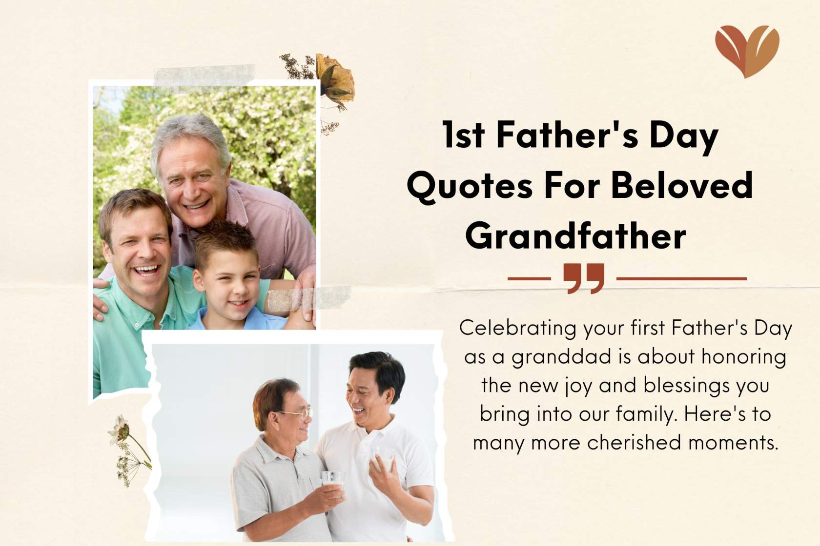 1st Father's Day Quotes For Beloved Grandfather